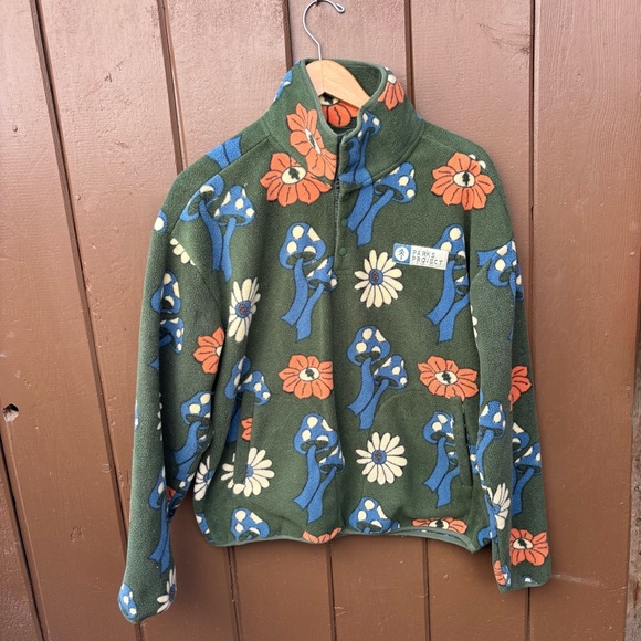Parks Project Sweaters - Parks Project Mushroom Fleece Pullover Small